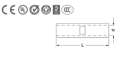 Diagrama conector de cobre estañado